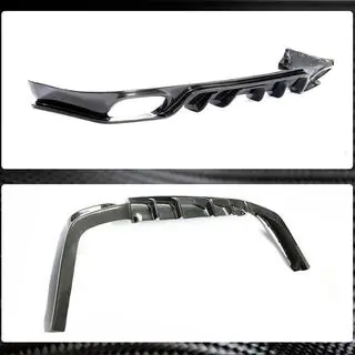 Dyfuzor tylnego zderzaka (2009-2013, Carbon) zdjęcia 4