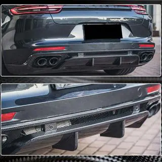 Dyfuzor tylnego zderzaka (2016-2020, Carbon) zdjęcia 4