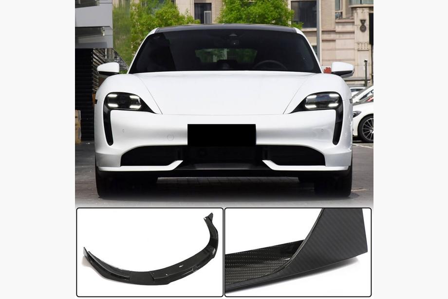 Porsche Taycan 2019- Nakładka na przedni zderzak Lip (do 2019-2024 Turbo S, Carbon) Image