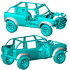 Ford Bronco 2021- Poszerzenia nadkoli (Carbon) zdjęcia 2