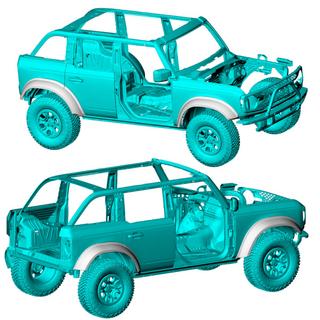 Poszerzenia nadkoli (Carbon) Ford Bronco 2021- zdjęcia 2