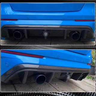 Dyfuzor tylnego zderzaka (do RS 2015-2017, Carbon) Ford Focus III 2011-2017 zdjęcia 3