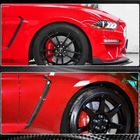 Ford Mustang 2015-2023 Nakładki na przednie błotniki (2018-2023, Carbon) zdjęcia 2