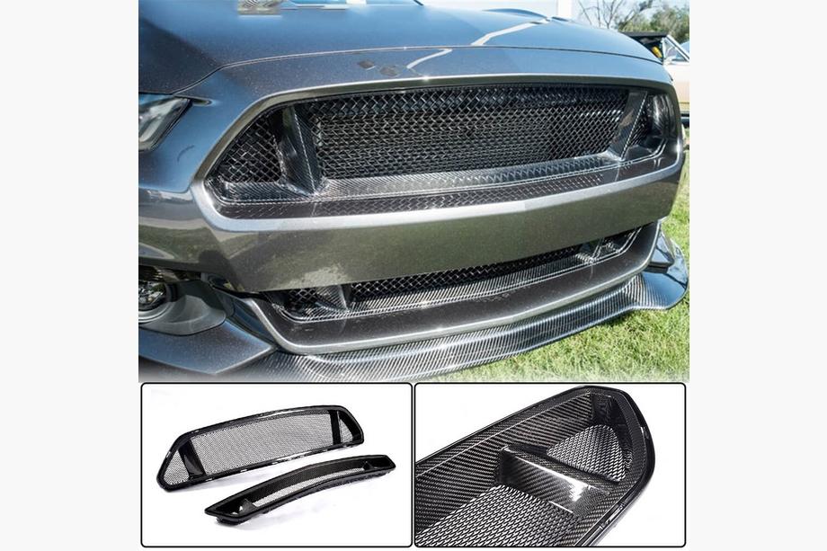 Ford Mustang 2015-2023 Atrapa chłodnicy (2015-2017, Carbon) Image