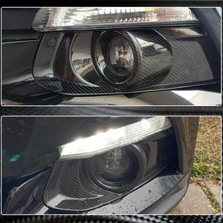 Nakładki na Halogeny Carbon V2 (2015-2017) Ford Mustang 2015-2023 zdjęcia 4