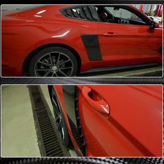 Nakładki na tylne błotniki (2015-2017, Carbon) Ford Mustang 2015-2023 zdjęcia 4