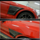Ford Mustang 2015-2023 Nakładki na przednie błotniki (Carbon) zdjęcia 4