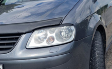 Volkswagen Caddy 2004-2010 Brewki na reflektory (czarne) zdjęcia 12