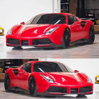 Ferrari 488 GTB 2015-2019 Carbonowe Flapy Zderzaka Przedniego (2015-2019) zdjęcia 2