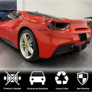Nakładki na Tylne Lampy (2015-2017, Carbon) Ferrari 488 GTB 2015-2019 zdjęcia 2