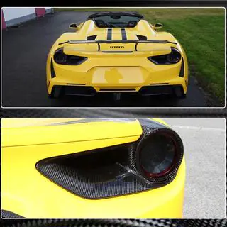 Nakładki na Tylne Lampy (2015-2017, Carbon) Ferrari 488 GTB 2015-2019 zdjęcia 4
