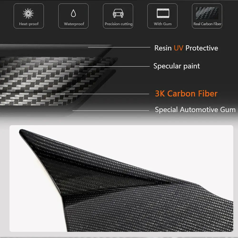 Nakładki na Spoiler (2021-2024, Carbon) zdjęcia 4
