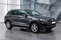 Volkswagen Touareg 2010-2018 Progi Boczné Sunrise (2 szt., aluminium) zdjęcia 1