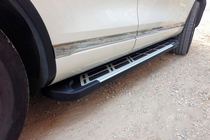 Volkswagen Touareg 2010-2018 Progi Boczné Sunrise (2 szt., aluminium) zdjęcia 2