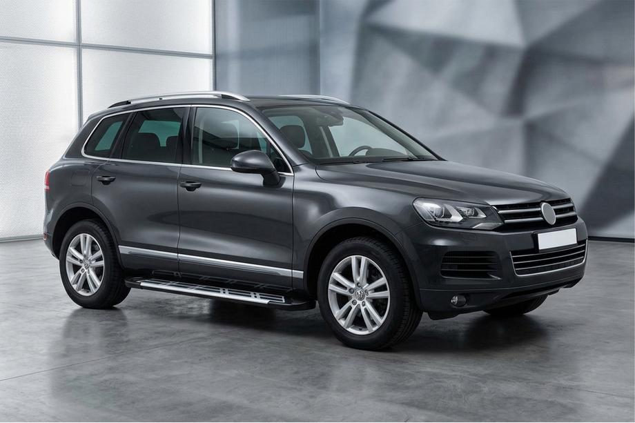 Volkswagen Touareg 2010-2018 Progi Boczné Sunrise (2 szt., aluminium) Image