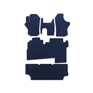 Dywaniki EVA (2004-2007, 3 Rzędy, 8-osobowy, Niebieski) Hyundai H200, H1, Starex 1998-2007