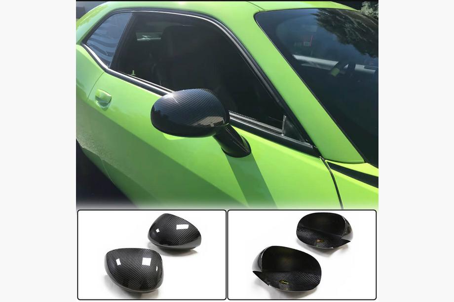 Dodge Challenger 2008-2023 Nakładki na Lusterka (Carbon) Image