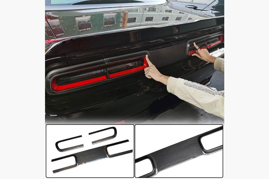 Dodge Challenger 2008-2023 Nakładka na Klapę Bagażnika (2015-2023, Carbon) Image