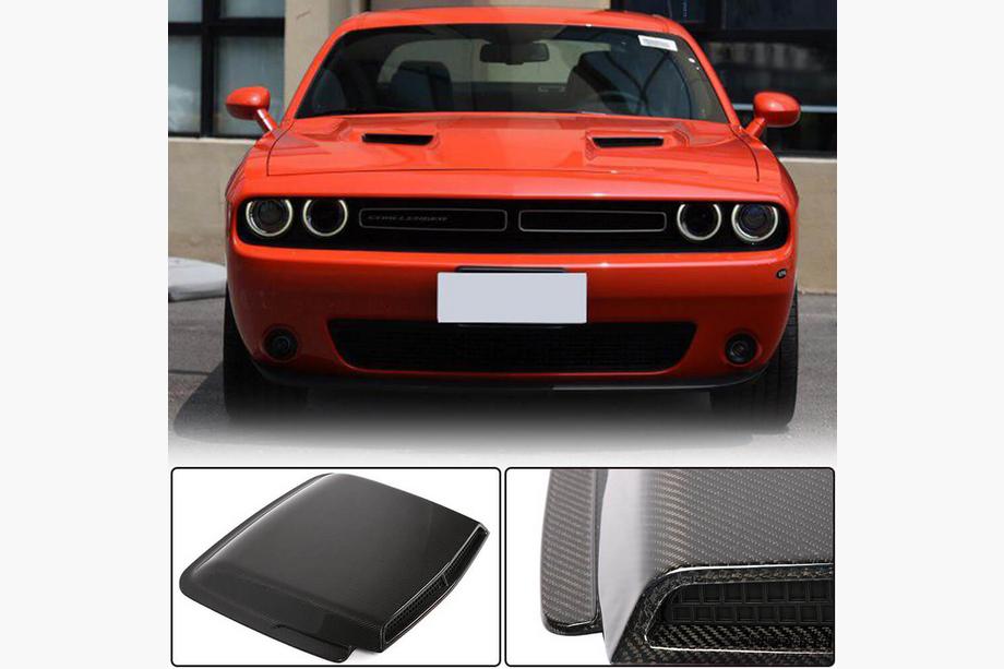 Dodge Challenger 2008-2023 Nakładka na Maskę (2015-2019, Carbon) Image