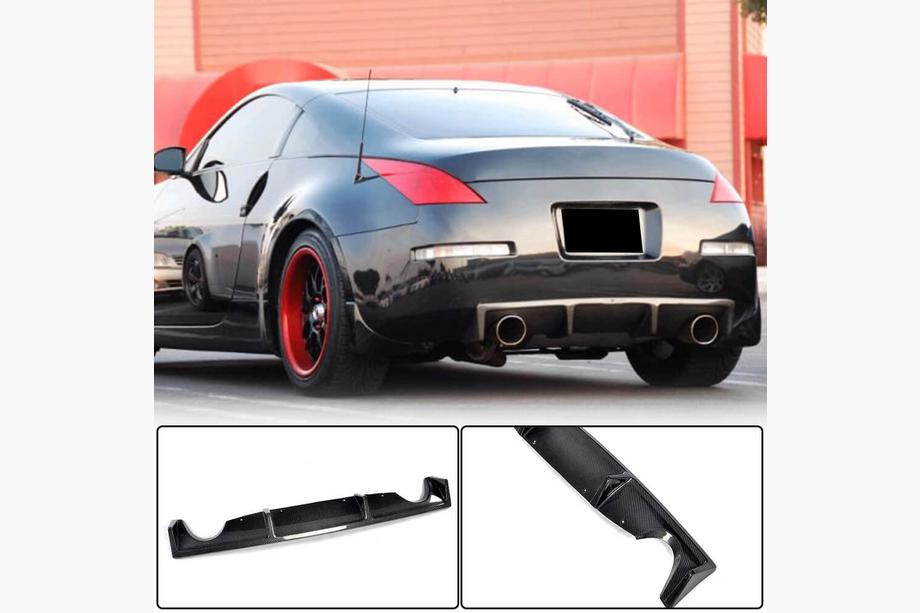 Nissan 350Z 2002-2009 Dyfuzor tylnego zderzaka (2003-2009, Carbon) Image