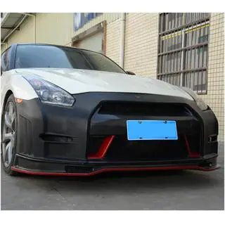 Nakładka na Przedni Zderzak Lip (2009-2015, Carbon) Nissan GT-R 2008-2025 zdjęcia 2