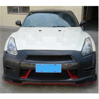 Nakładka na Przedni Zderzak Lip (2009-2015, Carbon) Nissan GT-R 2008-2025 zdjęcia 3