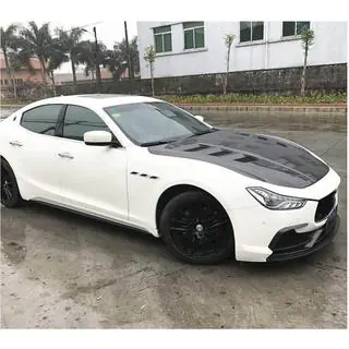 Maska (2014-2020, Carbon) Maserati Ghibli 2013-2023 zdjęcia 3