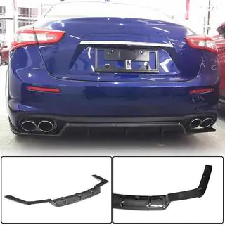 Dyfuzor tylnego zderzaka (do Base 2018-2020, Carbon) Maserati Ghibli 2013-2023 zdjęcia 1