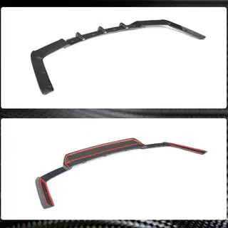 Dyfuzor tylnego zderzaka (do Base 2018-2020, Carbon) Maserati Ghibli 2013-2023 zdjęcia 4