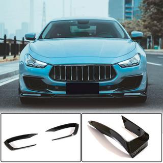 Nakładki na Przedni Zderzak z Włókna Węglowego (dla Base 2018-2020) Maserati Ghibli 2013-2023 zdjęcia 1