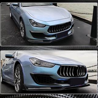Nakładki na Przedni Zderzak z Włókna Węglowego (dla Base 2018-2020) Maserati Ghibli 2013-2023 zdjęcia 4