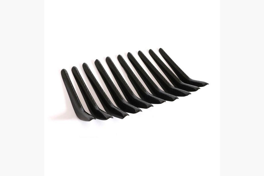 Maserati Ghibli 2013-2023 Nakładki na grill (do Base/S/S Q4 2018-2020, Carbon) Zdjęcia 4