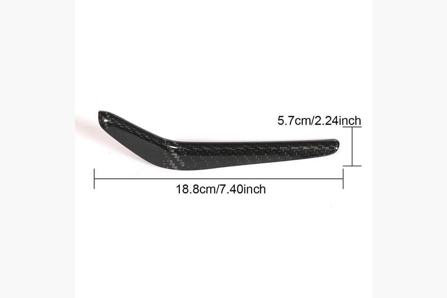 Maserati Ghibli 2013-2023 Nakładki na grill (do Base/S/S Q4 2018-2020, Carbon) Zdjęcia 5