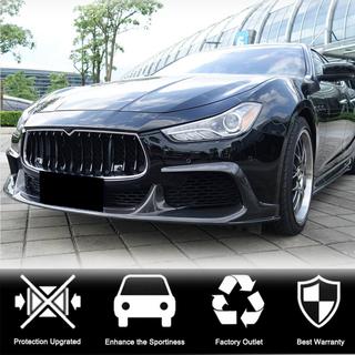 Nakładka na przedni zderzak Lip V1 (do Base/S/S Q4 2013-2017, Carbon) Maserati Ghibli 2013-2023 zdjęcia 2