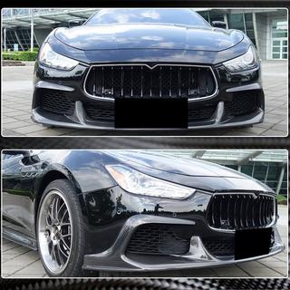 Nakładka na przedni zderzak Lip V1 (do Base/S/S Q4 2013-2017, Carbon) Maserati Ghibli 2013-2023 zdjęcia 3