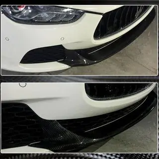 Nakładka na przedni zderzak Lip V2 do Base/S/S Q4 2013-2017 Carbon Maserati Ghibli 2013-2023 zdjęcia 4
