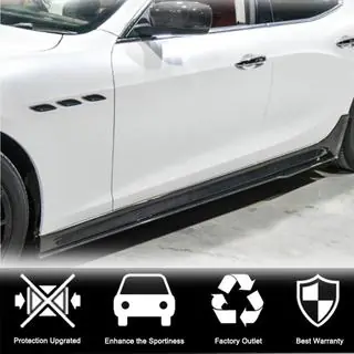 Progi Boczne V3 (do Base/S/S Q4/Diesel/250 Diesel, Carbon) Maserati Ghibli 2013-2023 zdjęcia 2