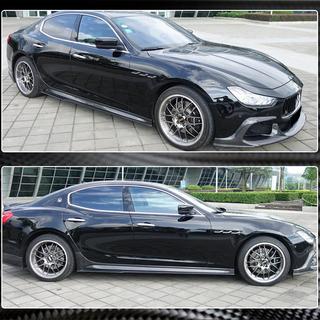 Progi Boczne V3 (do Base/S/S Q4/Diesel/250 Diesel, Carbon) Maserati Ghibli 2013-2023 zdjęcia 4