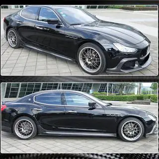 Progi Boczne V3 (do Base/S/S Q4/Diesel/250 Diesel, Carbon) Maserati Ghibli 2013-2023 zdjęcia 4