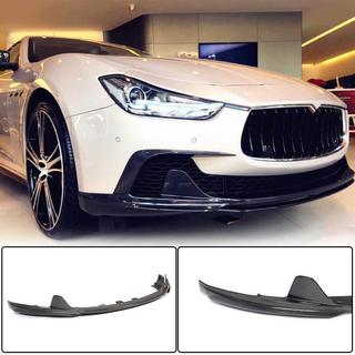 Nakładka na przedni zderzak Lip V3 do Base/S/S Q4 2013-2017, Carbon Maserati Ghibli 2013-2023 zdjęcia 1