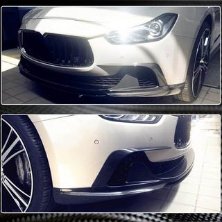 Nakładka na przedni zderzak Lip V3 do Base/S/S Q4 2013-2017, Carbon Maserati Ghibli 2013-2023 zdjęcia 3