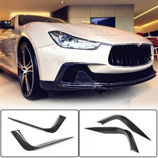 Nakładki na Przedni Zderzak z Włókna Węglowego (do Base/S/S Q4 2013-2017) Maserati Ghibli 2013-2023 zdjęcia 1
