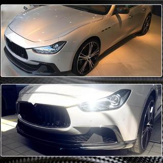 Nakładki na Przedni Zderzak z Włókna Węglowego (do Base/S/S Q4 2013-2017) Maserati Ghibli 2013-2023 zdjęcia 3