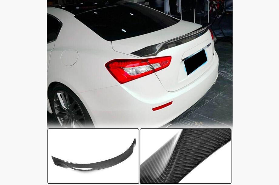 Maserati Ghibli 2013-2023 Spojler V4 (Carbon) Image