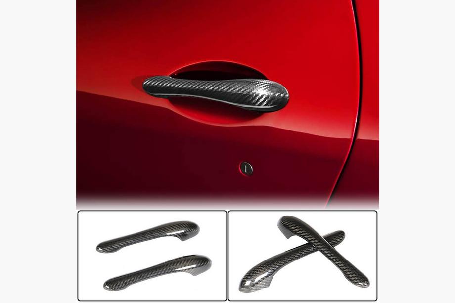Maserati GranTurismo 2007-2019 Nakładki na klamki drzwi Carbon Zdjęcia 1