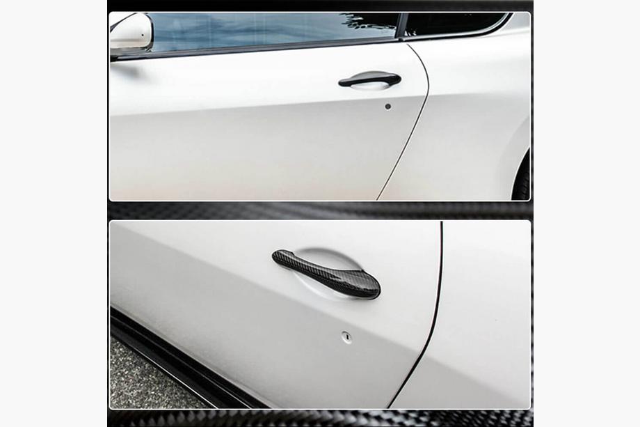 Maserati GranTurismo 2007-2019 Nakładki na klamki drzwi Carbon Zdjęcia 4