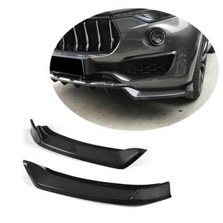 Carbonowe flapy przedniego zderzaka (do Base/S) Maserati Levante 2016- zdjęcia 1