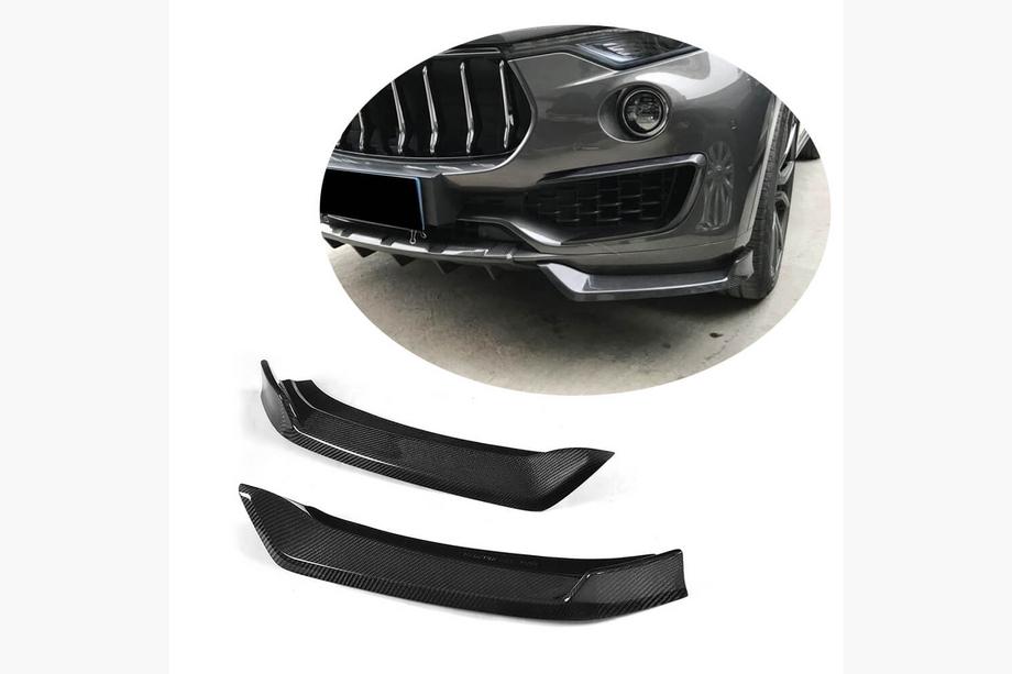 Maserati Levante 2016- Carbonowe flapy przedniego zderzaka (do Base/S) Image