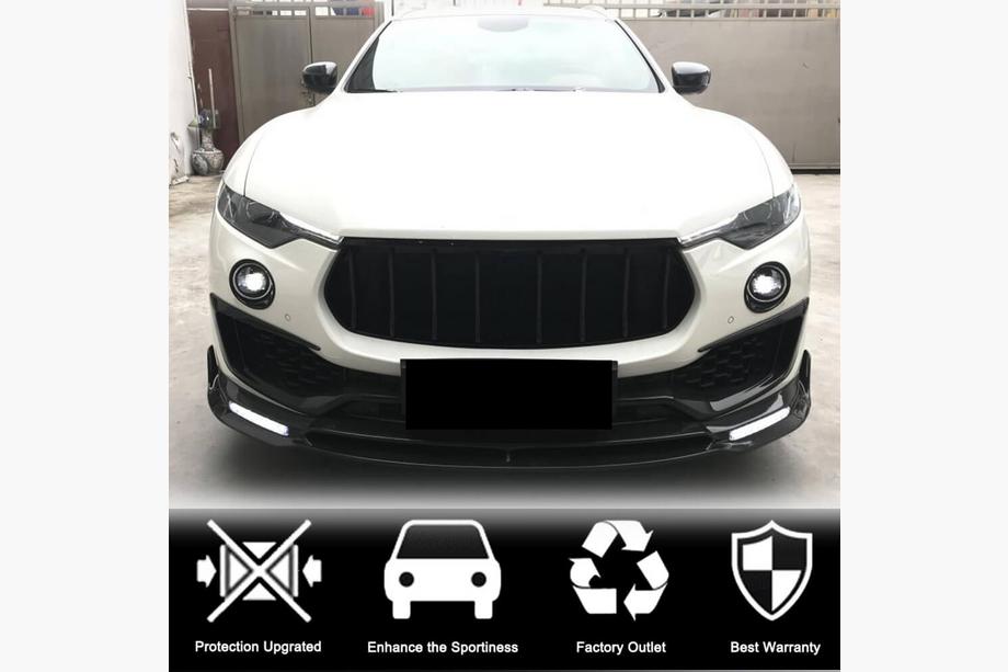 Maserati Levante 2016- Nakładka na przedni zderzak Lip V2 (do Base/S, Carbon) Zdjęcia 2