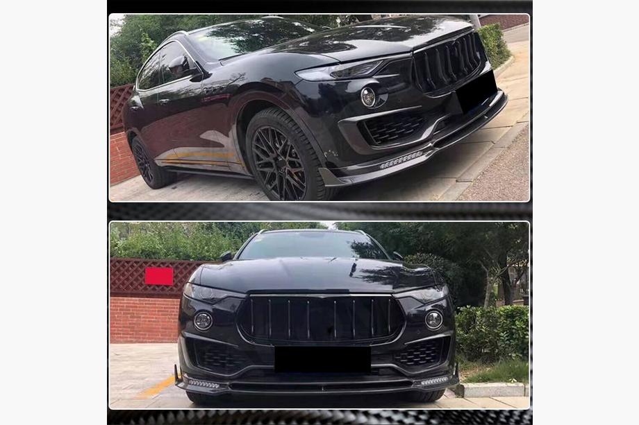 Maserati Levante 2016- Nakładka na przedni zderzak Lip V2 (do Base/S, Carbon) Zdjęcia 4